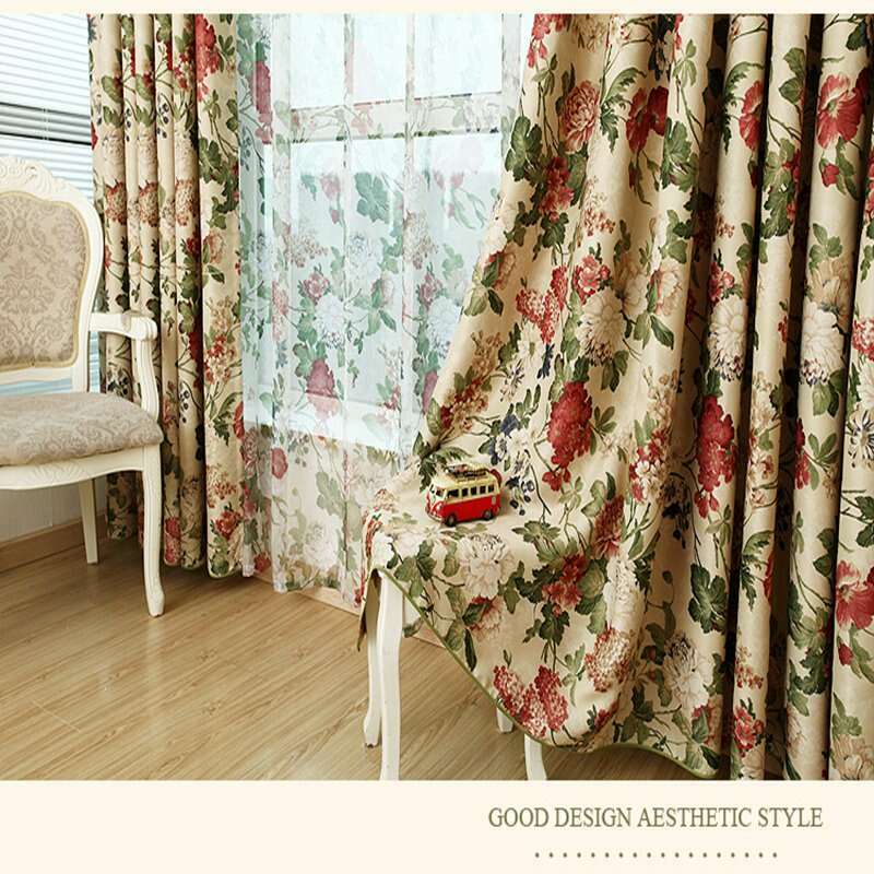 Astor Rideaux Blackout Floral Curtains  Discover Curtains – Discover  Curtains