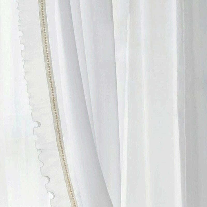Ethan European Design Lustrous Satin Curtain - Beige and Pink,Faux Silk Satin,Discover Curtains