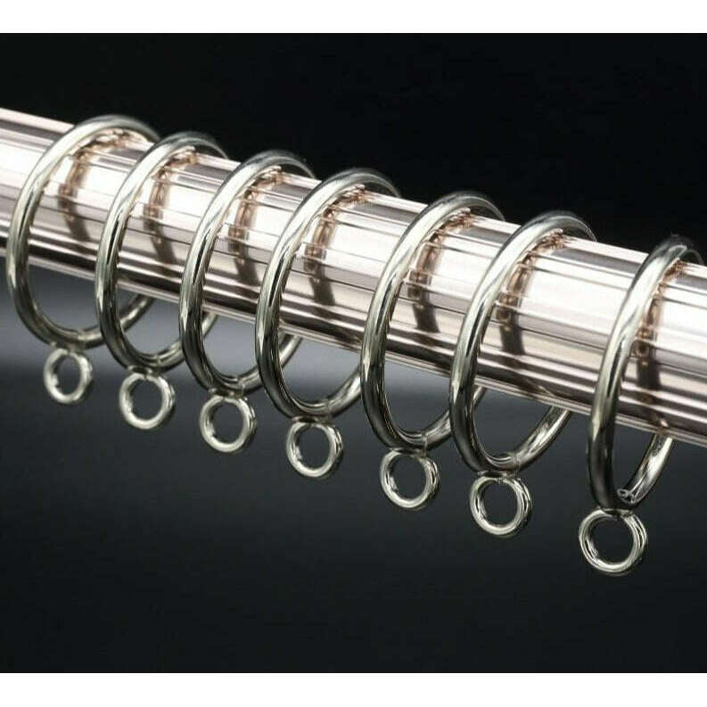 Kara Roman Metallic Rings for Curtain Hooks - 20 pieces per set,Curtain Accessories,Discover Curtains