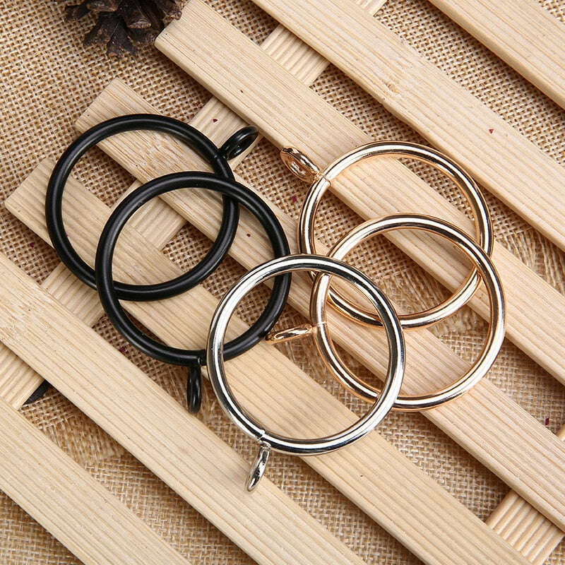 Kara Roman Metallic Rings for Curtain Hooks - 20 pieces per set,Curtain Accessories,Discover Curtains